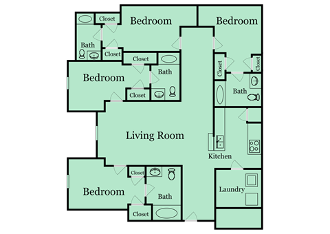4 bed 4 bath  at Independence Place, Hinesville, 31313